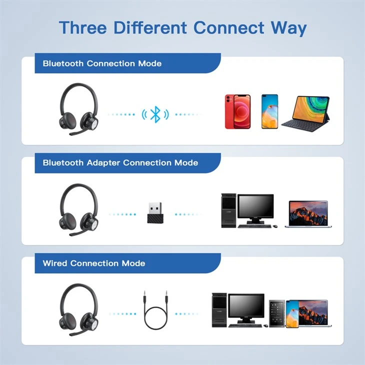 computer headphones with mic